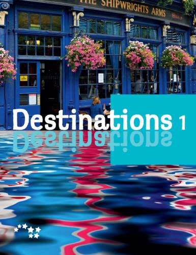 Kirjan kansikuva: Destinations 1