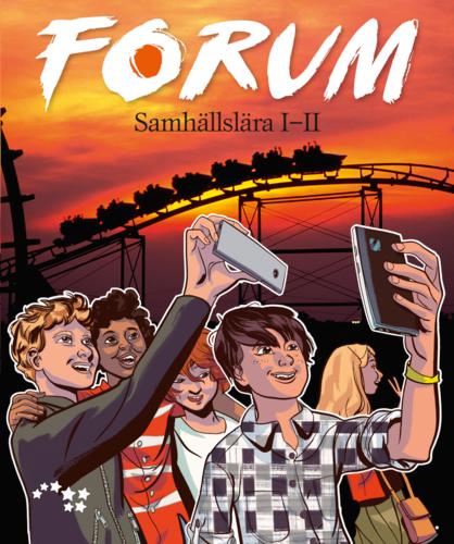 Kirjan kansikuva: Forum Samhällslära I-II