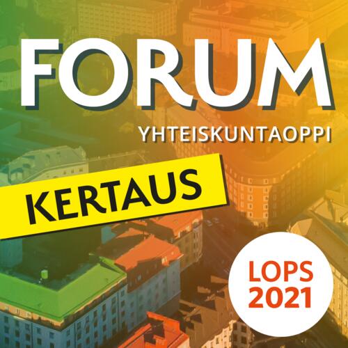 Kirjan kansikuva: Forum Yhteiskuntaoppi Kertaus (LOPS21)