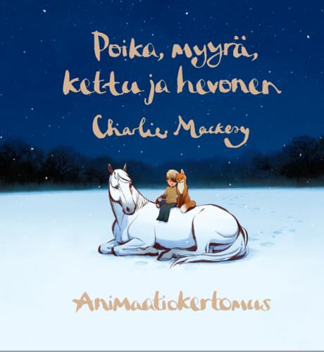 Poika, myyrä, kettu ja hevonen