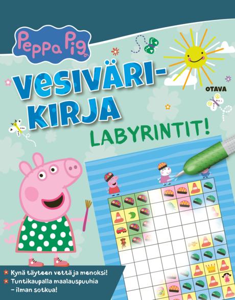 Pipsa Possu – Vesivärikirja Labyrintit!